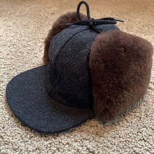 Stylish Gray and Brown Women's Cap